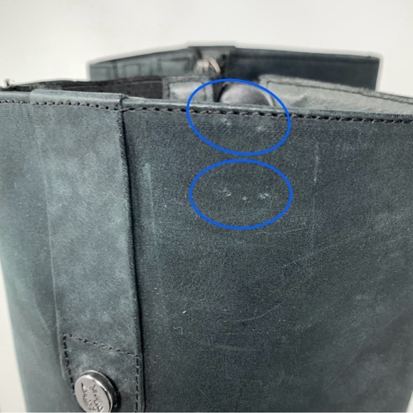 Ted & Muffy Triton Lug Sole Leather Tall Riding Boots - Picture 9 of 15